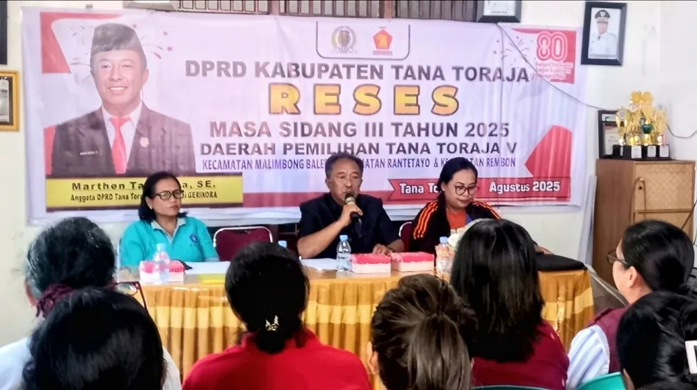Legislator Gerindra Marthen Tarukbua Serap Aspirasi di Rantetayo