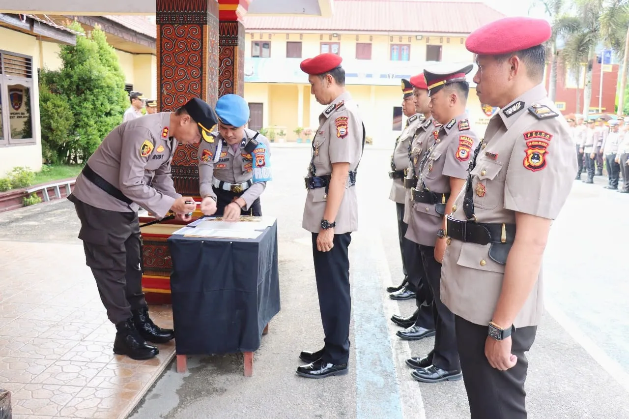 Tiga Kasat Polres Tana Toraja Resmi Diganti, Kapolres Minta Pejabat Baru Lebih Inovatif