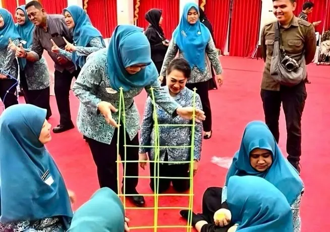 Ketua TP PKK Tana Toraja Hadiri Capacity Building TP PKK Sulsel