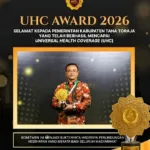 Tana Toraja Berprestasi Nasional, Terima Penghargaan UHC BPJS Kesehatan 2026