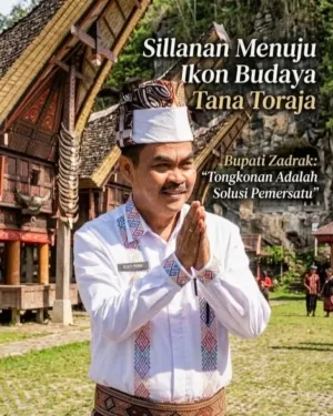 Bupati Tana Toraja dan Ketua BPS Hadiri Peresmian Tongkonan To Lo’le Sillanan