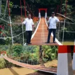 Jembatan Gantung Parampo Telah Rampung