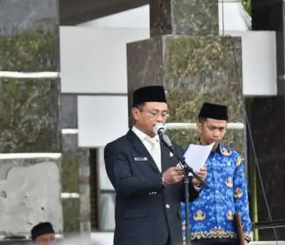 Sekda Tana Toraja Pembina Upacara Hari Otoda