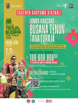Pesona Tenun dan Budaya Tana Toraja Kembali Digelar