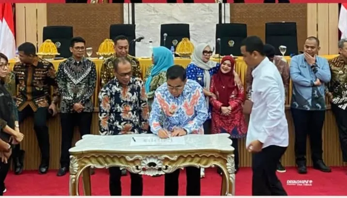 Bupati dan Sekda Tana Toraja Hadiri Rakor Pencegahan Korupsi Layanan Pertanahan