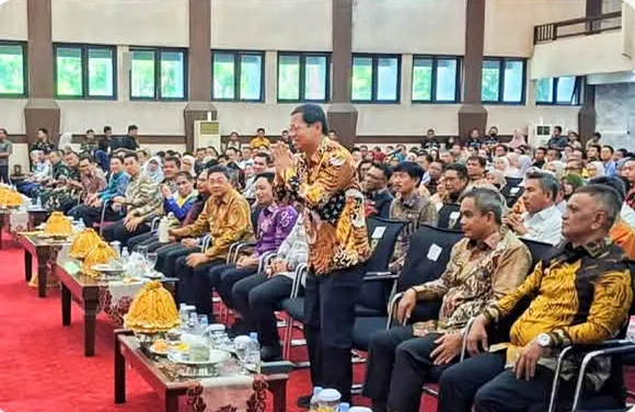 Wabub Tana Toraja Hadiri Musrembang RKPD Sulawesi Selatan