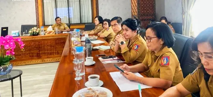 Sekda Tana Toraja Pimpin Rakor Optimalisasi Bidang Pertanahan