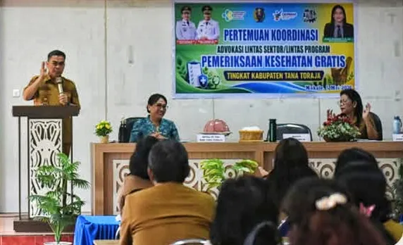 Dinkes Tana Toraja Rakor Program Kesehatan Gratis