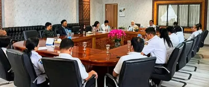 Bupati Tana Toraja Hadiri Exit Meeting Laporan Keuangan Daerah