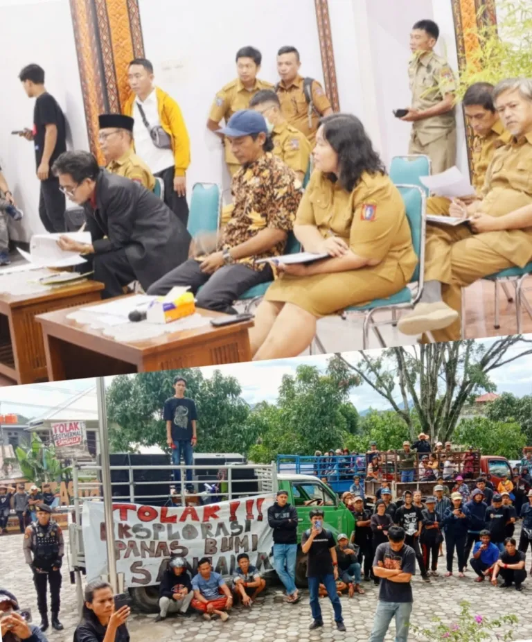 Warga Sangallaran Kecewa Demo di DPRD Tator Anggota Dewan Dapil VI Tidak Hadir