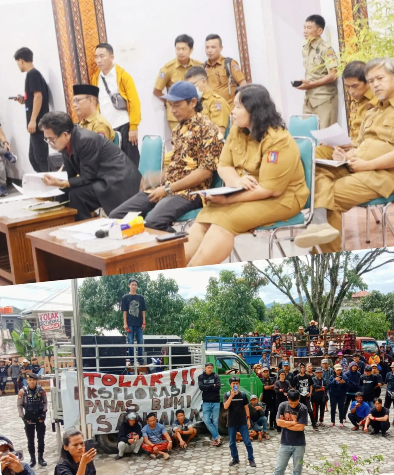 Warga Sangallaran Kecewa Demo di DPRD Tator Anggota Dewan Dapil VI Tidak Hadir
