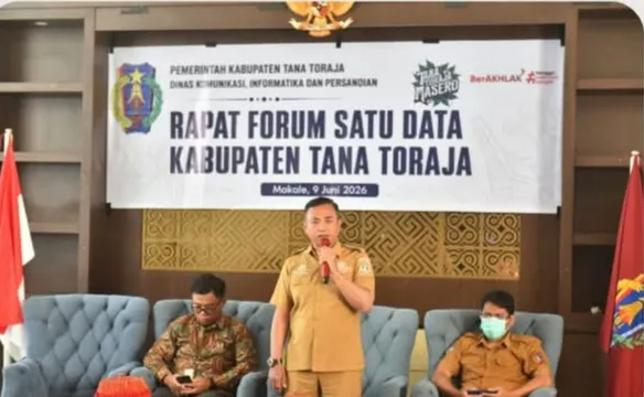 Sekda Tana Toraja Buka Forum Satu Data Indonesia