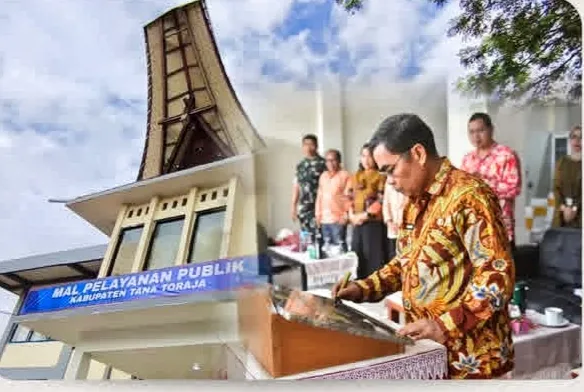 Bupati Tana Toraja Resmikan Mal Pelayanan Publik