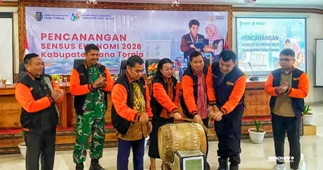 Bupati Tana Toraja Buka Pencanangan Sensus Ekonomi