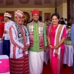 Bupati Tana Toraja dan Ketua TP PKK Hadiri HUT Toraja Utara