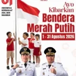 Pemerintah Tana Toraja Mengajak Masyarakat Mengibarkan Bendera Merah Putih HUT RI
