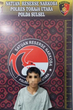 Satres Narkoba Polres Torut Amankan Pengedar Narkoba di Tagari