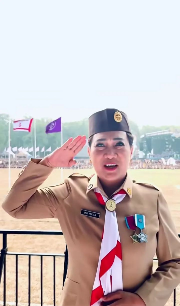 Ketua Kwarcab Pramuka Tana Toraja Hadiri Pembukaan Jamnas di Cibubur