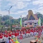 Meriah Lomba Drumband HUT RI di Tana Toraja