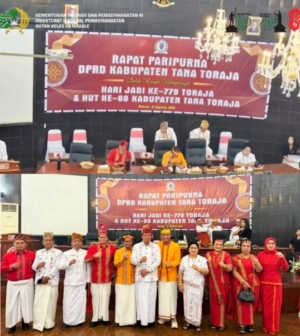 Paripurna DPRD HUT Tana Toraja dan Hari Jadi Toraja