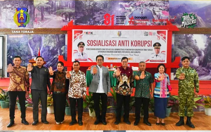 Sosialisasi Anti Korupsi di Tana Toraja