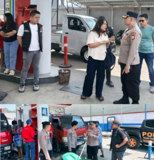 Kapolres Torut Tinjau SPBU Pastikan Distribuasi BBM Bersubsidi Berjalan Lancar