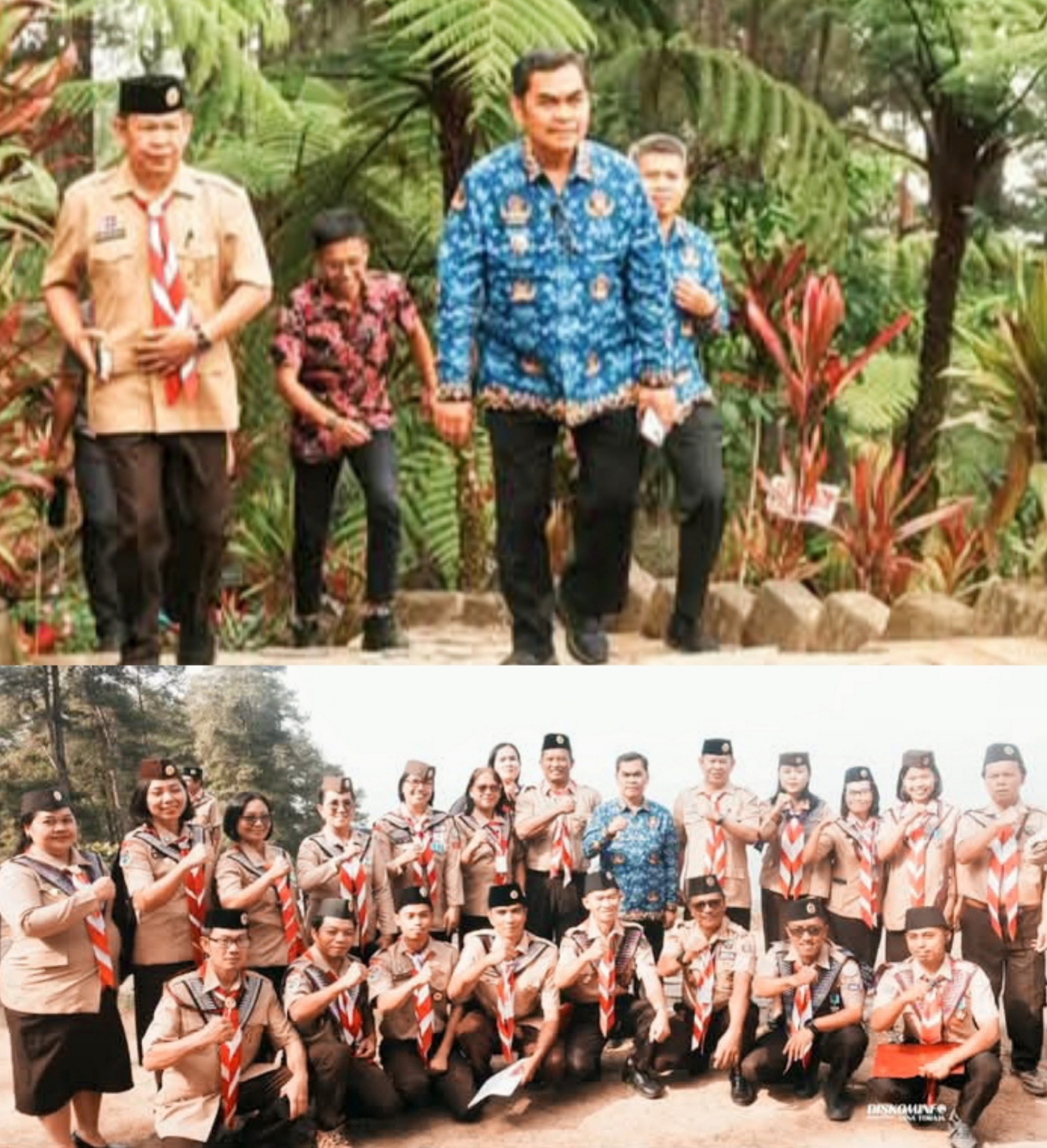 Zadrak Buka KML Pramuka di Obwis Pango-Pango