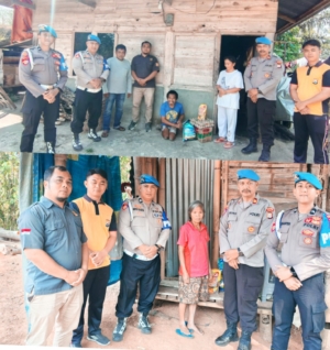 Propam Polres Toraja Utara Baksos Bagi Sembako