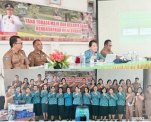 TP PKK Kolaborasi Pemerintah Wujdkan Tana Toraja Masero