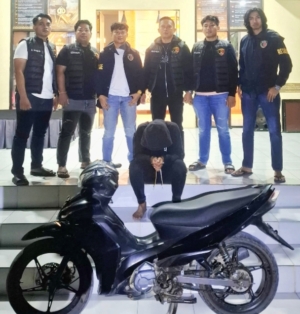Resmob Polres Torut Amankan Pelaku Curanmor di Cafe Peleton