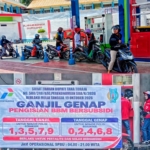Pasca Pengisian BBM Ganjil Genap Antrian Panjang Sudah Terurai