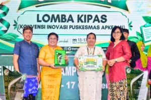 UPTD Puskesma Makale Utara Juara Nasional Kipas Apkemsi